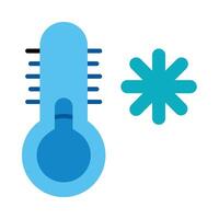 Cold Wave Flat Icon Design vector