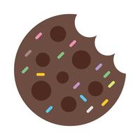 Cookies Flat Icon Design vector