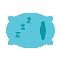Pillow Flat Icon Design vector