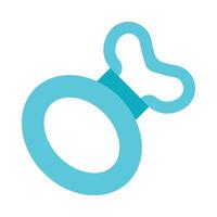 Teether Flat Icon Design vector