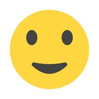 Smile Flat Icon Design vector