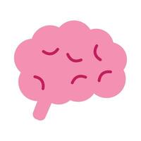 Brain Flat Icon Design vector