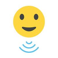 Talk Flat Icon Design vector