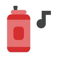 Can Flat Icon Design vector