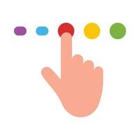 Console Flat Icon Design vector