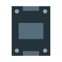 Game Card Flat Icon Design vector