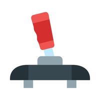 Joystick Flat Icon Design vector
