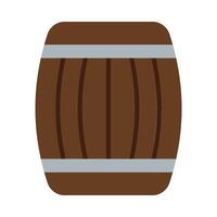 Barrel Flat Icon Design vector