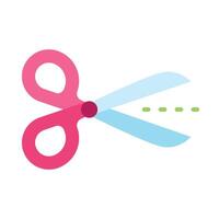 Cutting Flat Icon Design vector