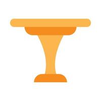 Table Flat Icon Design vector