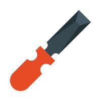 Chisel Flat Icon Design vector
