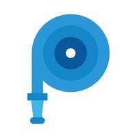 Hosepipe Flat Icon Design vector