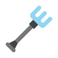 Pitchfork Flat Icon Design vector
