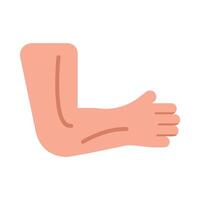 Arm Flat Icon Design vector