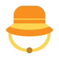 Fisherman Flat Icon Design vector
