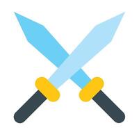 Sword Flat Icon Design vector