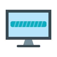 Loading Flat Icon Design vector