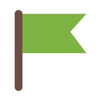 Flag Flat Icon Design vector