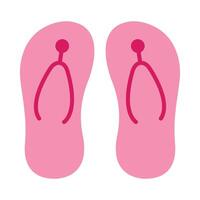 Flip Flop Flat Icon Design vector
