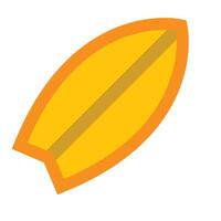 Surfing Board Flat Icon Design vector