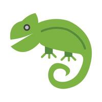 Chameleon Flat Icon Design vector