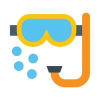tubo respirador plano icono diseño vector