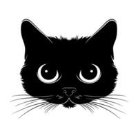 Cat with Sharp Eyes vector