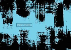 Black grunge paint background. Rough textured backdrop template. Weathered graphic element. Distressed overlay on white. vector