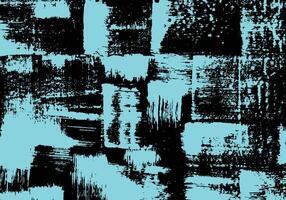 Grunge blue paint texture background template copy space. Abstract layout design. Rough textured painting smear and smudge. vector