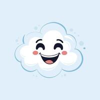 Cloud with a Smile vector