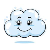 Cloud with a Smile vector