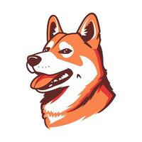 Dog with a Happy Expression vector