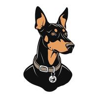 Dog with a Collar vector