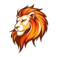 Lion with a Regal Mane vector