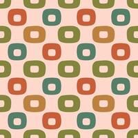 A colorful pattern of squares and rectangles in various shades of green, orange vector