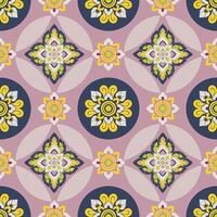 Seamless Pattern on a Traditional Asian Art Motif that is Transformed into a Seamless Pattern for Fabric-Printed Materials-Wallpaper-Wrapping Paper and Textiles vector