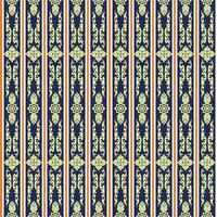 Thai Vertical Pattern with Stripes that can be used as Wrapping Paper Wallpaper or Fabric Pattern vector