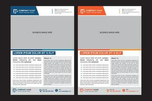 Case Study Template Design for Your Business vector