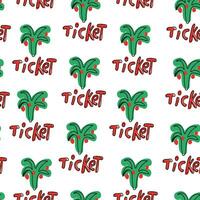 plants seamless pattern vector