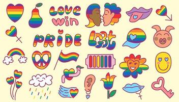 homosexuality pride collection vector