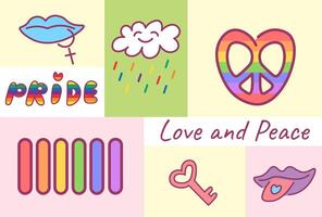 homosexuality pride collection vector