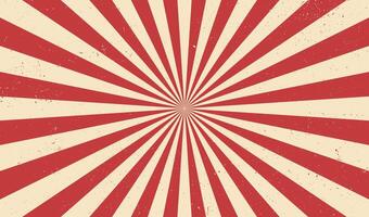 Circus background and spiral retro rays pattern vector