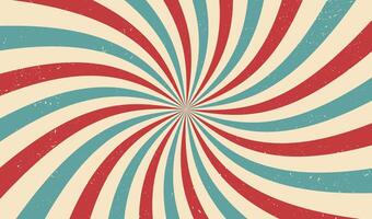 Circus or carnival spiral rays background layout vector