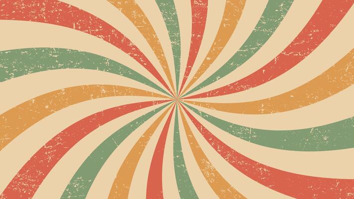 Vintage burst, circus retro carnival sunlight rays