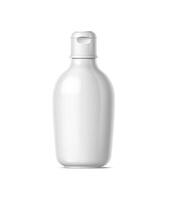 Realistic cosmetics product bottle, container vector
