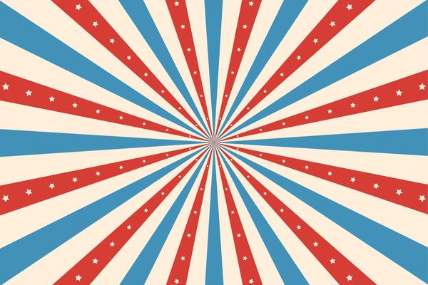 Vintage circus rays background, vibrant backdrop