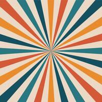 Circus and carnival retro rays background vector