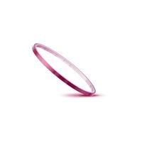 Realistic red onion ring, isolated circular slice vector