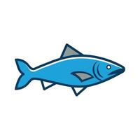 Atlantic Salmon fish reading icon illustration vector