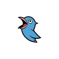 australiano vencejo pájaro carcajadas icono ilustración vector